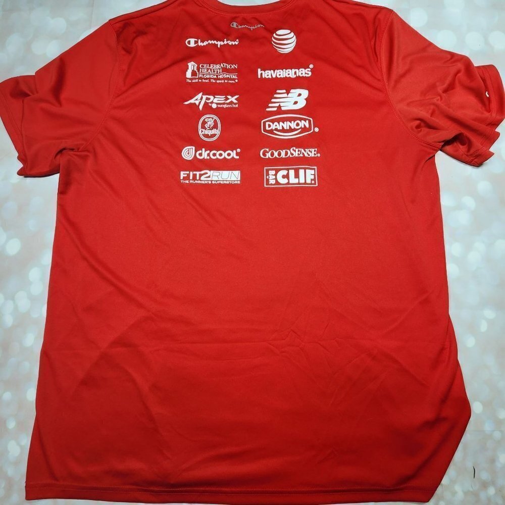Champion Double Dry Red Run Disney Star Wars Darkside Challenge 2016, Men's XL - Picture 6 of 10